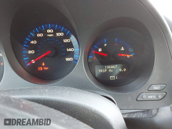 2005 Acura TL with VIN 19UUA66235A042756, listed as a IAAI auction lot 41722456 with 136,067 mi miles. Bid and sale history available at carsss.com. Image 7.