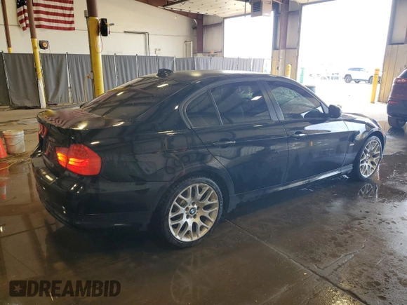 2011 BMW 3 Series 328i xDrive with VIN WBAPK5G55BNN30197, listed as a Copart auction lot 55297345 with 156,486 mi miles and Salvage Title. Bid and sale history available at carsss.com. Image 3.