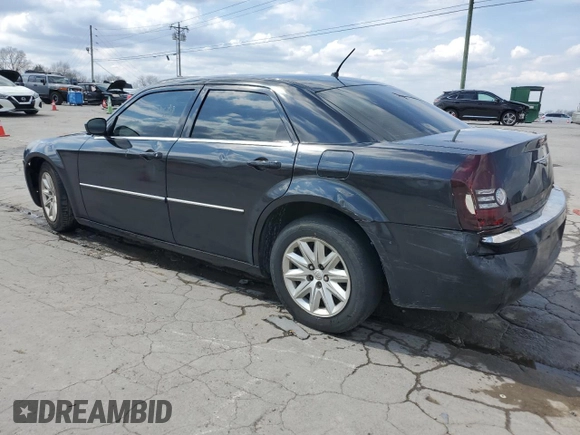 2008 Chrysler 300 LX with VIN 2C3KA43R98H313065, listed as a Copart auction lot 49105225 with 102,490 mi miles and Salvage Title. Bid and sale history available at carsss.com. Image 2.
