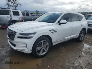 2023 Genesis GV80 with VIN KMUHBDSB5PU122470, listed as a Copart auction lot 51347285 with 15,978 mi miles and Salvage Title. Bid and sale history available at carsss.com. Image 1.