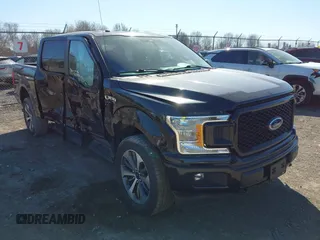 2019 Ford F-150 XL with VIN 1FTEW1EP5KKE97862, listed as a IAAI auction lot 41831711 with 36,037 mi miles. Bid and sale history available at carsss.com. Image 1.