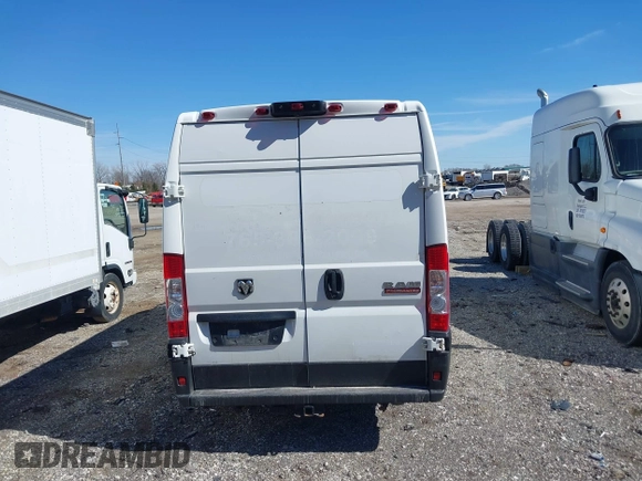 2022 Ram ProMaster Cargo with VIN 3C6MRVJG9NE121583, listed as a IAAI auction lot 41646097 with 67,468 mi miles and . Bid and sale history available at DreamBid. Image 16.