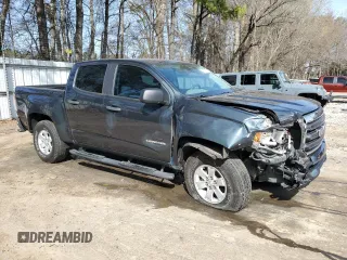 2017 GMC Canyon 2WD with VIN 1GTG5BEA7H1246305, listed as a Copart auction lot 46654165 with 105,915 mi miles and Salvage Title. Bid and sale history available at carsss.com. Image 4.