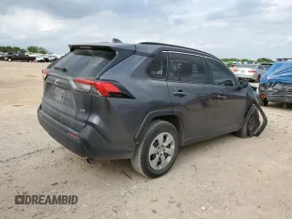 2019 Toyota RAV4 LE with VIN JTMH1RFV4KD019458, listed as a Copart auction lot 54262545 with 98,433 mi miles and Salvage Title. Bid and sale history available at carsss.com. Image 3.