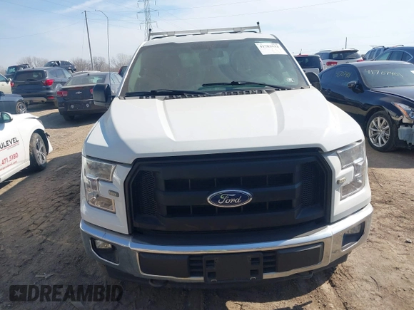2017 Ford F-150 XL with VIN 1FTEX1E82HFA67391, listed as a IAAI auction lot 41783532 with 195,258 mi miles. Bid and sale history available at carsss.com. Image 6.