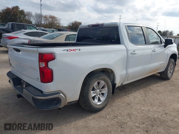 2019 Chevrolet Silverado 1500 LT with VIN 1GCUYDED4KZ153377, listed as a IAAI auction lot 41498723 with 106,582 mi miles. Bid and sale history available at carsss.com. Image 4.