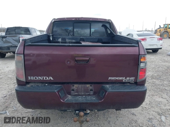 2008 Honda Ridgeline RTL with VIN 2HJYK16558H511163, listed as a IAAI auction lot 42037960 with 191,456 mi miles. Bid and sale history available at carsss.com. Image 16.