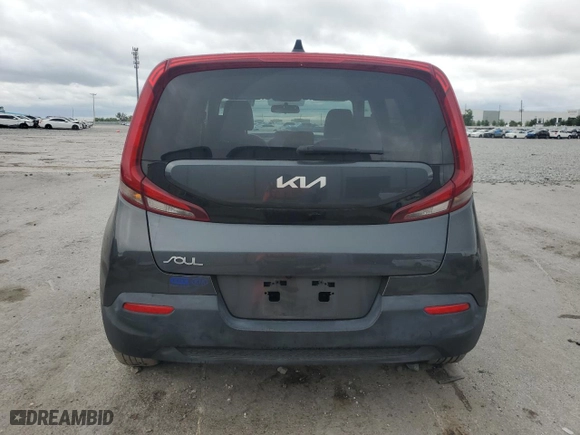 2022 Kia Soul LX with VIN KNDJ23AU9N7821226, listed as a Copart auction lot 52087215 with 49,625 mi miles and Salvage Title. Bid and sale history available at carsss.com. Image 6.