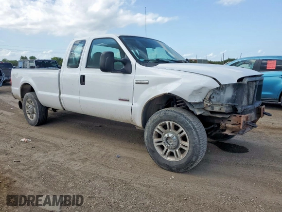 2006 Ford F-250 XL with VIN 1FTSX21P46EC69707, listed as a Copart auction lot 60047965 with Not provided miles and Salvage title. Bid and sale history available at DreamBid. Image 4.