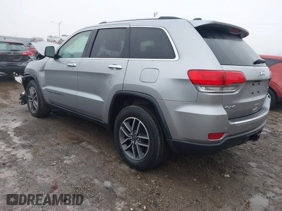 2019 Jeep Grand Cherokee Limited X with VIN 1C4RJFBG1KC846835, listed as a IAAI auction lot 41434995 with 23,106 mi miles and . Bid and sale history available at DreamBid. Image 3.
