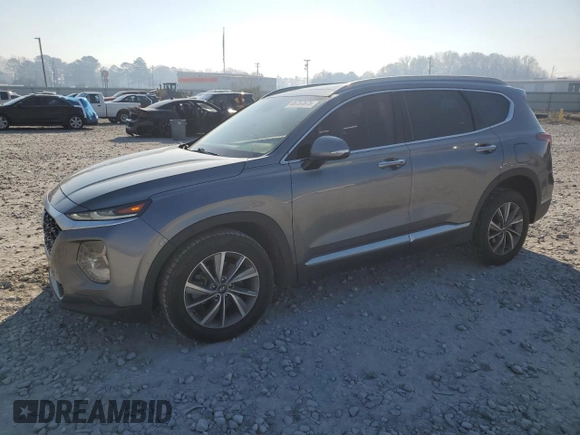 2019 Hyundai Santa Fe Limited with VIN 5NMS53AD3KH075579, listed as a Copart auction lot 46757675 with 78,551 mi miles and Salvage Title. Bid and sale history available at carsss.com. Image 1.