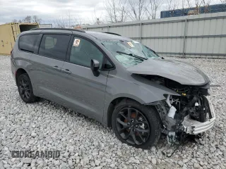 2023 Chrysler Pacifica Touring L with VIN 2C4RC1BG1PR516608, listed as a Copart auction lot 52098625 with Not provided miles and Salvage title. Bid and sale history available at DreamBid. Image 4.