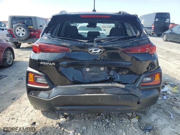 2021 Hyundai Kona SEL with VIN KM8K22AA4MU616462, listed as a Copart auction lot 44410235 with 272,411 mi miles and Salvage Title. Bid and sale history available at carsss.com. Image 6.