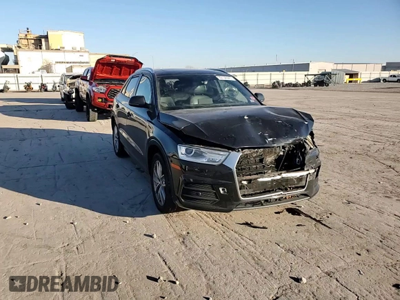 2017 Audi Q3 Premium with VIN WA1BCCFSXHR010546, listed as a Copart auction lot 89136945 with 142,656 mi miles and Salvage Title. Bid and sale history available at carsss.com. Image 12.