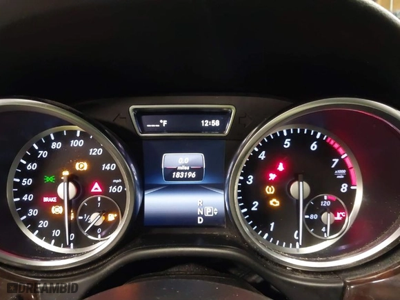 2014 Mercedes-Benz M-Class ML 350 with VIN 4JGDA5HB1EA312780, listed as a IAAI auction lot 41841481 with 183,196 mi miles. Bid and sale history available at carsss.com. Image 7.