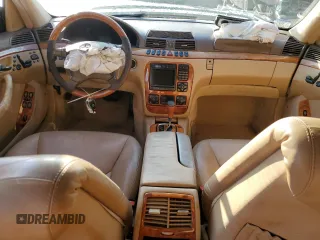 2001 Mercedes-Benz S-Class with VIN WDBNG70J11A203069, listed as a Copart auction lot 84256714 with 0 mi miles and Salvage Title. Bid and sale history available at carsss.com. Image 8.