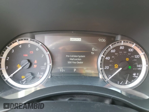 2023 Toyota Highlander L with VIN 5TDKDRBH4PS038715, listed as a Copart auction lot 63802584 with 19,435 mi miles and Salvage title. Bid and sale history available at DreamBid. Image 9.