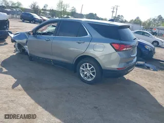 2024 Chevrolet Equinox LT with VIN 3GNAXTEG6RS112306, listed as a IAAI auction lot 42025673 with 23,651 mi miles. Bid and sale history available at carsss.com. Image 3.