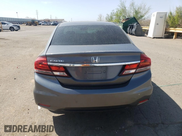 2013 Honda Civic LX with VIN 19XFB2F59DE208913, listed as a Copart auction lot 51713285 with 153,542 mi miles and Salvage Title. Bid and sale history available at DreamBid. Image 6.