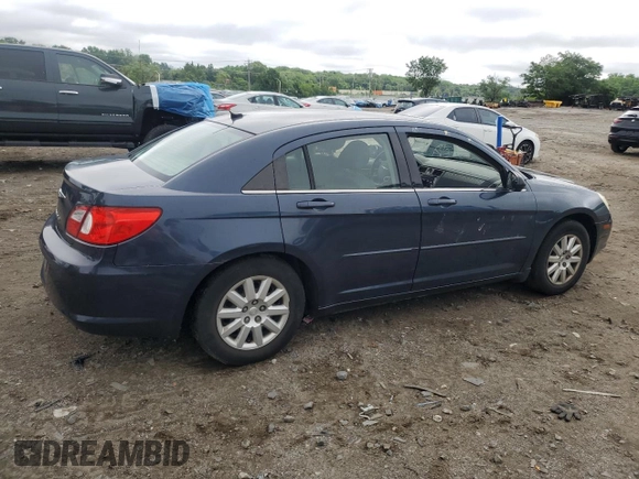 2008 Chrysler Sebring LX with VIN 1C3LC46KX8N151371, listed as a Copart auction lot 60268385 with 158,482 mi miles and Salvage title. Bid and sale history available at DreamBid. Image 3.