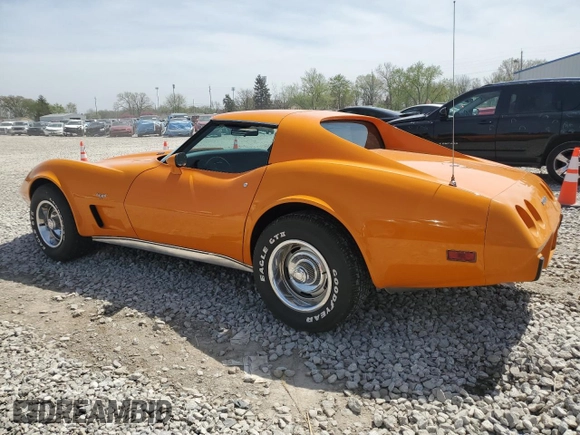 1977 Chevrolet Corvette with VIN 1Z37X7S446784, listed as a Copart auction lot 54176595 with 53,535 mi miles and Clean title. Bid and sale history available at DreamBid. Image 2.