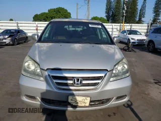 2007 Honda Odyssey EX-L z VIN 5FNRL38697B039741, wystawiony jako Copart lot #56868365 z przebiegiem 135 742 mil mil oraz Czysty tytuł • Clean title. Historia ofert i sprzedaży dostępna na DreamBid. Obrazek 5.