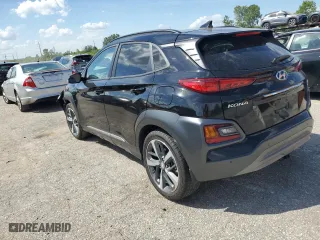 2021 Hyundai Kona Ultimate with VIN KM8K5CA54MU643998, listed as a Copart auction lot 59370584 with 33,087 mi miles and Salvage Title. Bid and sale history available at carsss.com. Image 2.