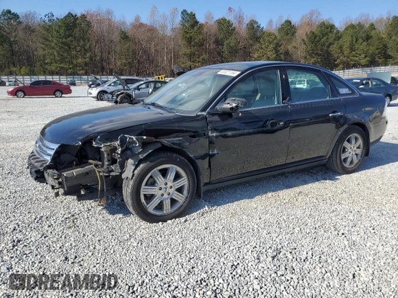 2008 Ford Taurus Limited with VIN 1FAHP25W38G185063, listed as a Copart auction lot 83321184 with 107,962 mi miles and Salvage Title. Bid and sale history available at carsss.com. Image 1.
