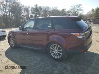2016 Land Rover Range Rover Sport V6 SE with VIN SALWG2VF4GA637162, listed as a Copart auction lot 50940545 with 87,998 mi miles and Clean Title. Bid and sale history available at carsss.com. Image 2.