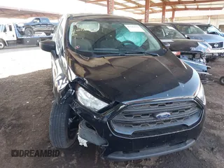 2020 Ford EcoSport S with VIN MAJ3S2FE3LC377288, listed as a IAAI auction lot 41344518 with 61,559 mi miles and . Bid and sale history available at DreamBid. Image 6.