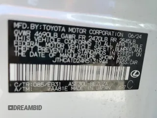 2024 Lexus IS 300 with VIN JTHCA1D24R5131944, listed as a Copart auction lot 84717014 with 4,561 mi miles and Salvage title. Bid and sale history available at DreamBid. Image 14.