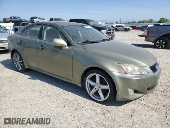 2006 Lexus IS 250 z VIN JTHBK262865012673, wystawiony jako Copart lot #59620345 z przebiegiem 169 413 mil mil oraz Czysty tytuł • Clean title. Historia ofert i sprzedaży dostępna na DreamBid. Obrazek 4.