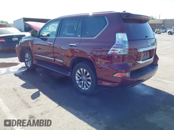 2017 Lexus GX 460 with VIN JTJJM7FX9H5180208, listed as a IAAI auction lot 42085407 with 55,055 mi miles and . Bid and sale history available at DreamBid. Image 3.