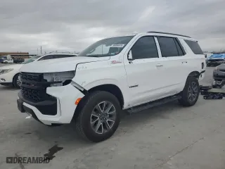 2024 Chevrolet Tahoe Z71 with VIN 1GNSKPKDXRR374613, listed as a Copart auction lot 86086634 with 9,380 mi miles and Salvage Title. Bid and sale history available at carsss.com. Image 1.