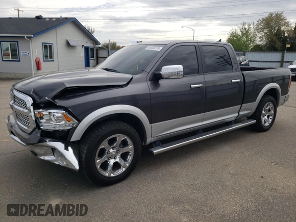 2017 Ram 1500 Laramie with VIN 1C6RR7VT2HS668172, listed as a Copart auction lot 54052275 with 140,209 mi miles and Salvage title. Bid and sale history available at DreamBid. Image 1.
