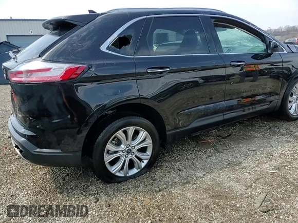 2022 Ford Edge Titanium with VIN 2FMPK4K91NBA74220, listed as a Copart auction lot 52184665 with 9,391 mi miles and Salvage Title. Bid and sale history available at carsss.com. Image 15.