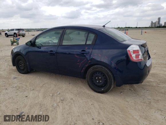 2007 Nissan Sentra 2.0 with VIN 3N1AB61E17L631061, listed as a Copart auction lot 53883825 with 188,738 mi miles and Salvage Title. Bid and sale history available at DreamBid. Image 2.