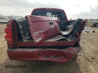2007 Dodge Dakota SLT with VIN 1D7HE48J97S147477, listed as a Copart auction lot 82578214 with 322,684 mi miles and Salvage Title. Bid and sale history available at DreamBid. Image 6.