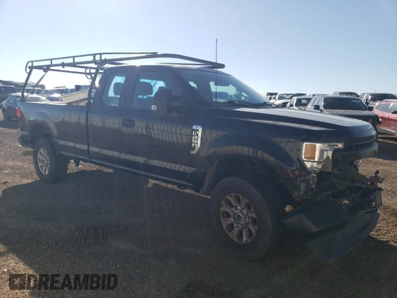 2022 Ford F-250 XL with VIN 1FT7X2BN9NEE86347, listed as a Copart auction lot 83676374 with 51,546 mi miles and Salvage Title. Bid and sale history available at DreamBid. Image 4.