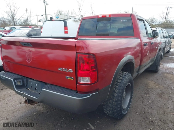 2009 Dodge Ram 1500 SLT with VIN 1D3HV18P89S731716, listed as a IAAI auction lot 41909142 with 150,213 mi miles. Bid and sale history available at carsss.com. Image 4.