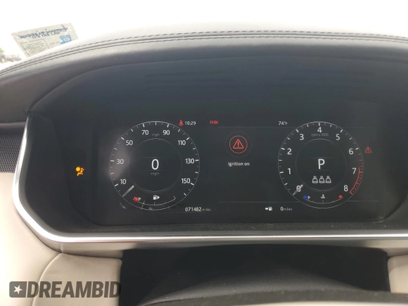 2019 Land Rover Range Rover Sport HSE Dynamic with VIN SALWV2SV3KA416954, listed as a Copart auction lot 56574965 with 71,482 mi miles and Salvage title. Bid and sale history available at DreamBid. Image 9.