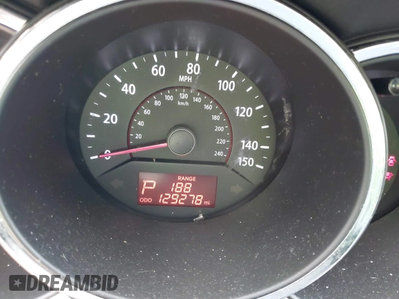 2013 Kia Sorento LX with VIN 5XYKT4A20DG360991, listed as a IAAI auction lot 42258999 with 129,278 mi miles and . Bid and sale history available at DreamBid. Image 7.