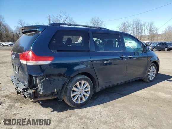 2012 Toyota Sienna XLE with VIN 5TDDK3DC4CS030461, listed as a Copart auction lot 49670925 with 169,836 mi miles and Salvage Title. Bid and sale history available at carsss.com. Image 3.