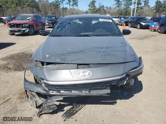 2025 Hyundai Elantra SEL Sport with VIN KMHLM4DG9SU935041, listed as a Copart auction lot 47364845 with 106 mi miles and Salvage Title. Bid and sale history available at carsss.com. Image 5.
