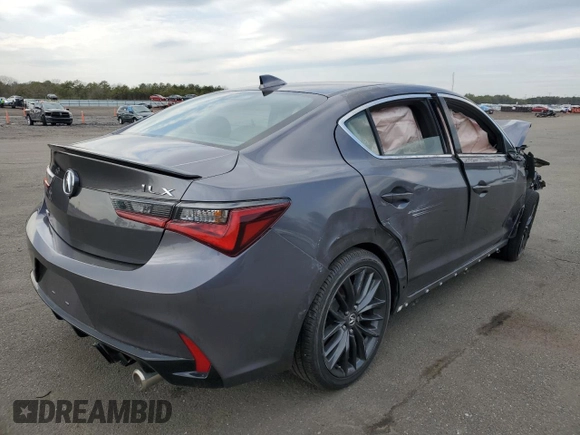 2022 Acura ILX Premium z VIN 19UDE2F8XNA007830, wystawiony jako Copart lot #51011405 z przebiegiem Nie podano mil oraz Szkody całkowita. Historia ofert i sprzedaży dostępna na DreamBid. Obrazek 3.