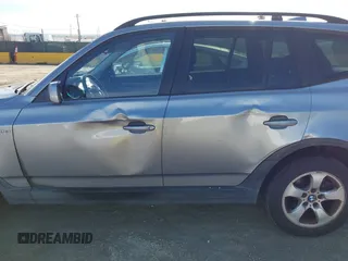 2008 BMW X3 3.0si with VIN WBXPC93408WJ14262, listed as a IAAI auction lot 42023634 with 158,232 mi miles. Bid and sale history available at carsss.com. Image 6.
