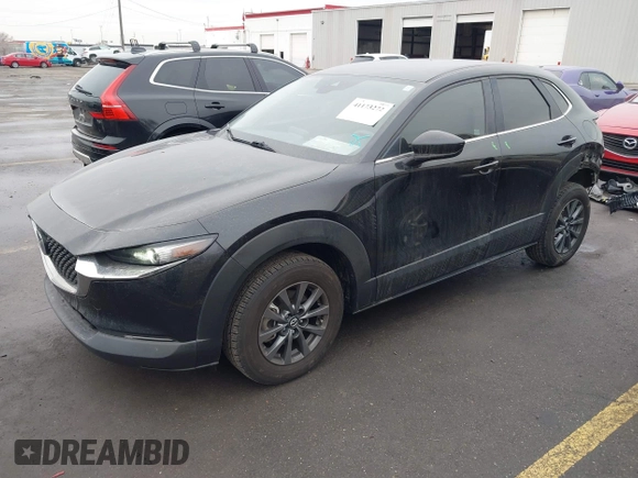 2020 Mazda CX-30 with VIN 3MVDMABLXLM113036, listed as a IAAI auction lot 41173272 with 65,570 mi miles. Bid and sale history available at carsss.com. Image 2.