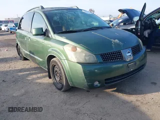 2004 Nissan Quest S with VIN 5N1BV28UX4N351273, listed as a IAAI auction lot 41612051 with Not Provided miles. Bid and sale history available at carsss.com. Image 1.