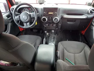 2014 Jeep Wrangler Unlimited Rubicon X with VIN 1C4BJWFG9EL322266, listed as a Copart auction lot 54381095 with 126,850 mi miles and Salvage title. Bid and sale history available at DreamBid. Image 8.