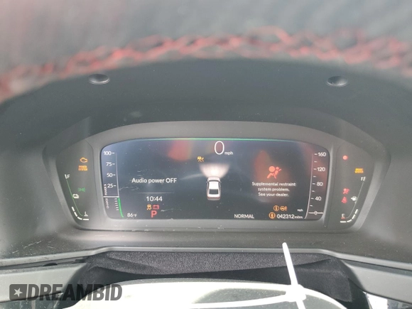 2023 Honda Accord Touring with VIN 1HGCY2F81PA025025, listed as a Copart auction lot 60253695 with 42,312 mi miles and Salvage title. Bid and sale history available at DreamBid. Image 9.